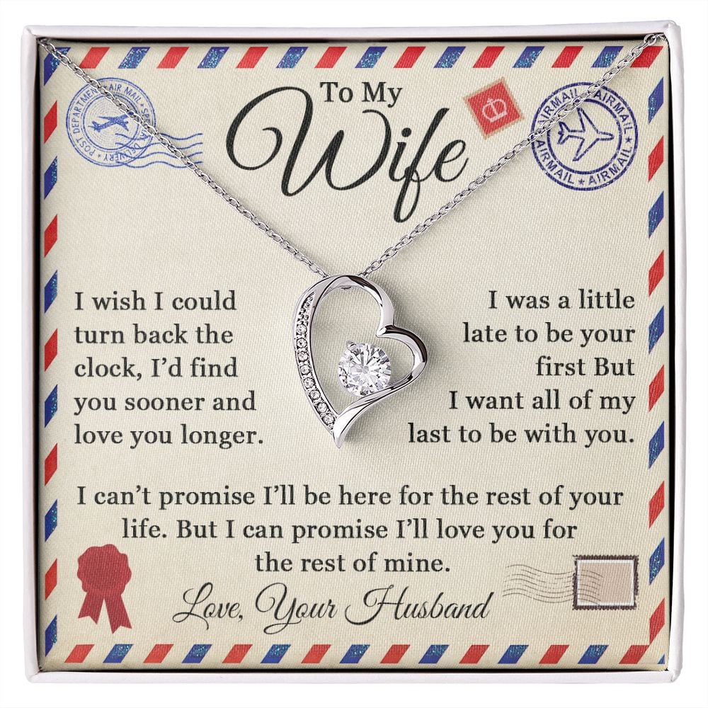 To My Wife - Forever Love Necklace 8