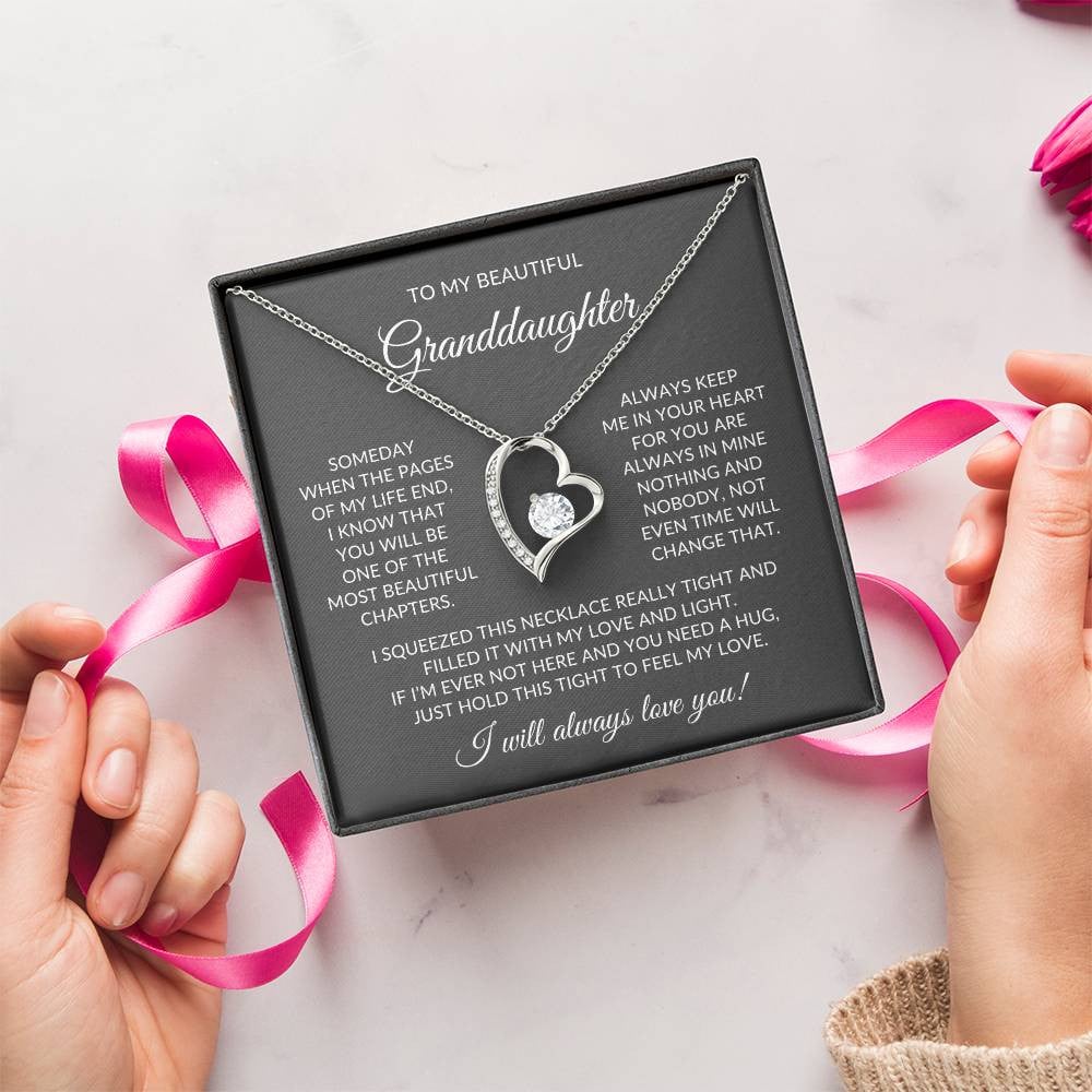 To My Granddaughter - Forever Love Necklace 2