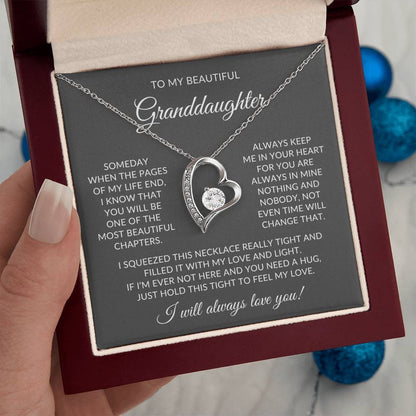 To My Granddaughter - Forever Love Necklace 2