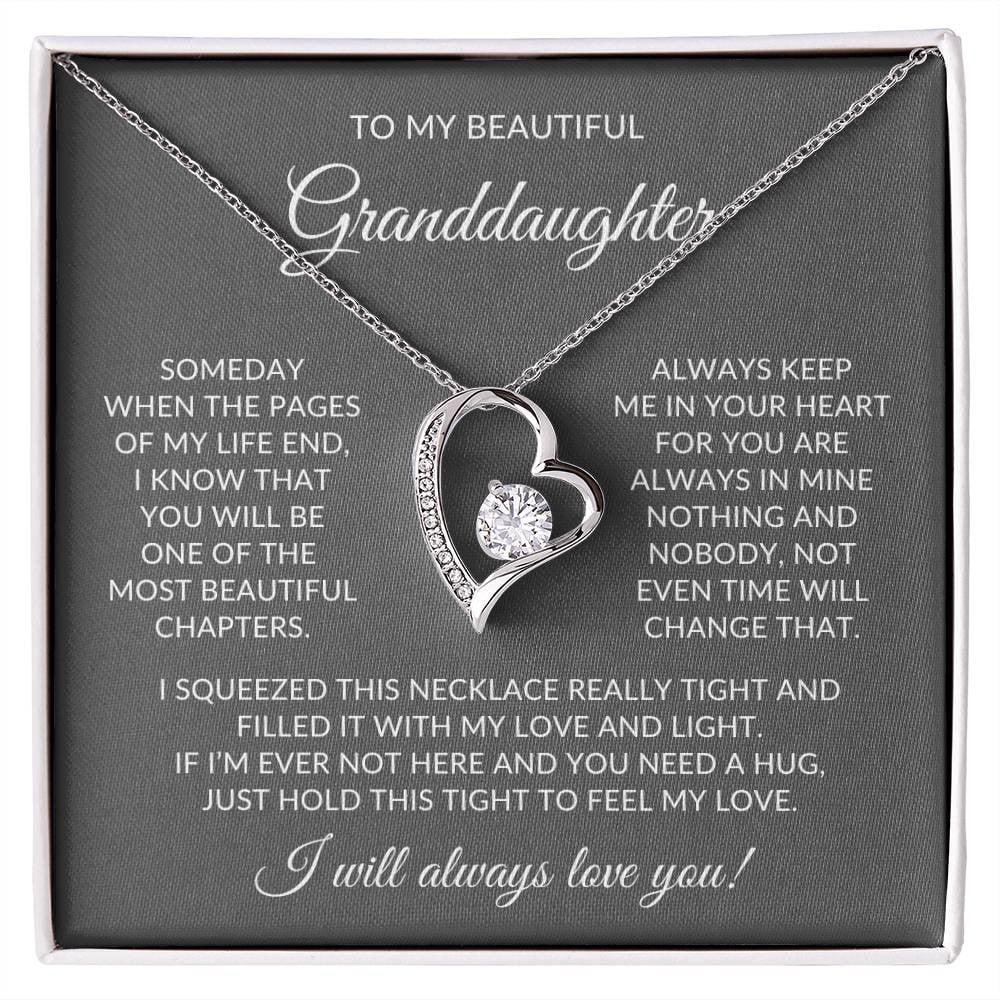 To My Granddaughter - Forever Love Necklace 2