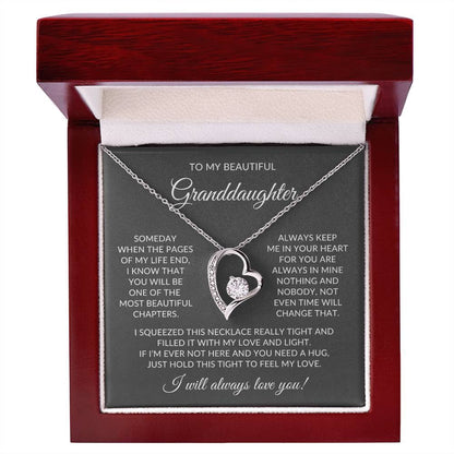To My Granddaughter - Forever Love Necklace 2