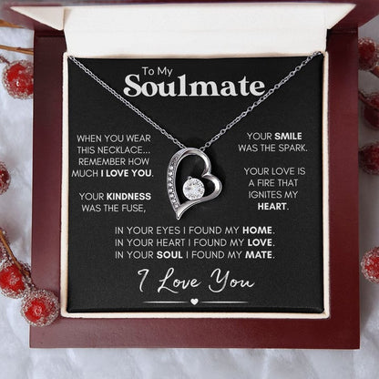 To My Soulmate- Forever Love Necklace 9