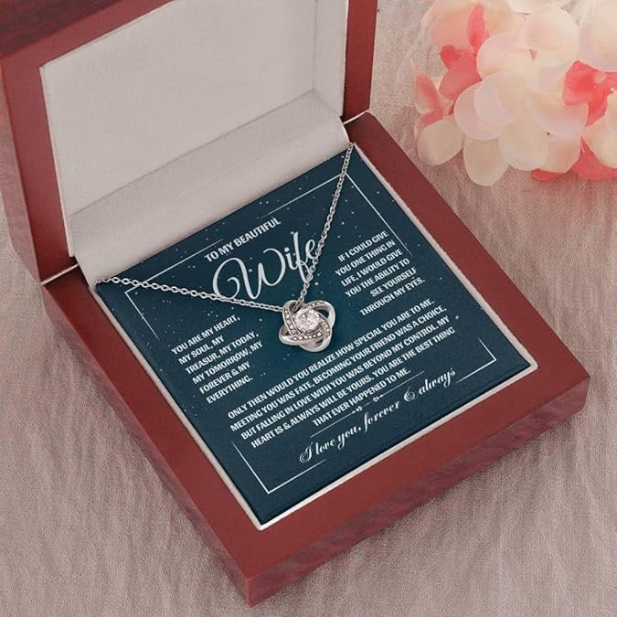 My Beautiful Wife - Love Knot Necklace 2