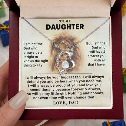 To My Daughter - Forever Love Necklace