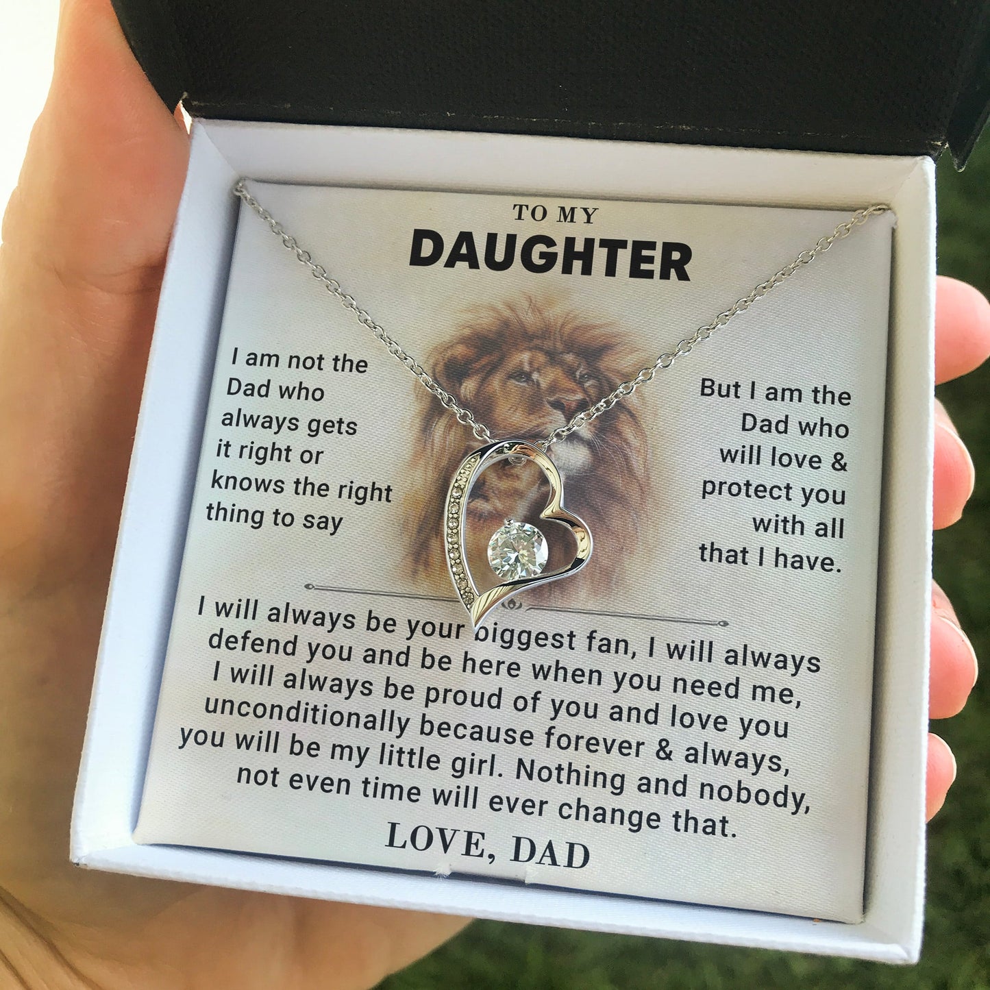 To My Daughter - Forever Love Necklace