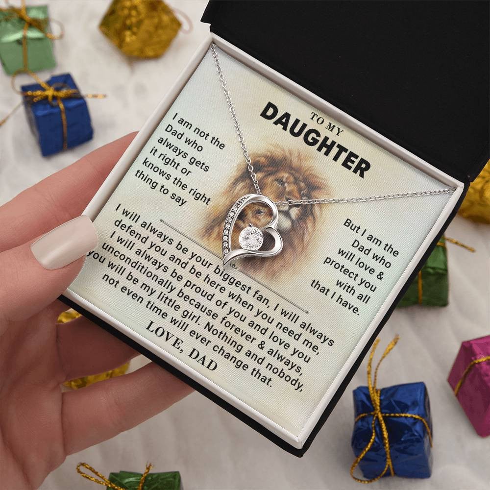 To My Daughter - Forever Love Necklace