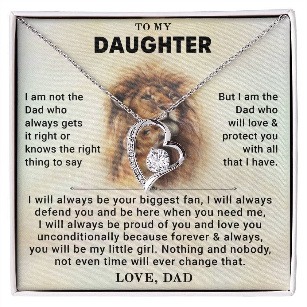 To My Daughter - Forever Love Necklace