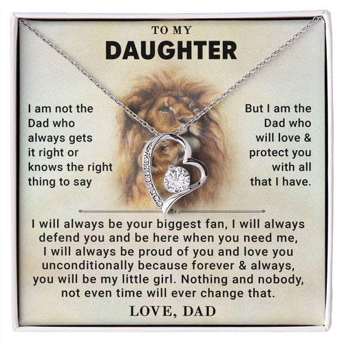 To My Daughter - Forever Love Necklace
