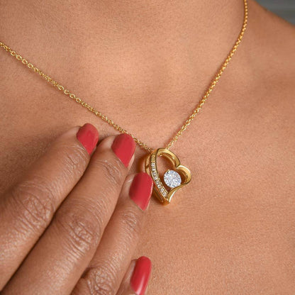 To My Beautiful Daughter-in-law Forever Love Necklace
