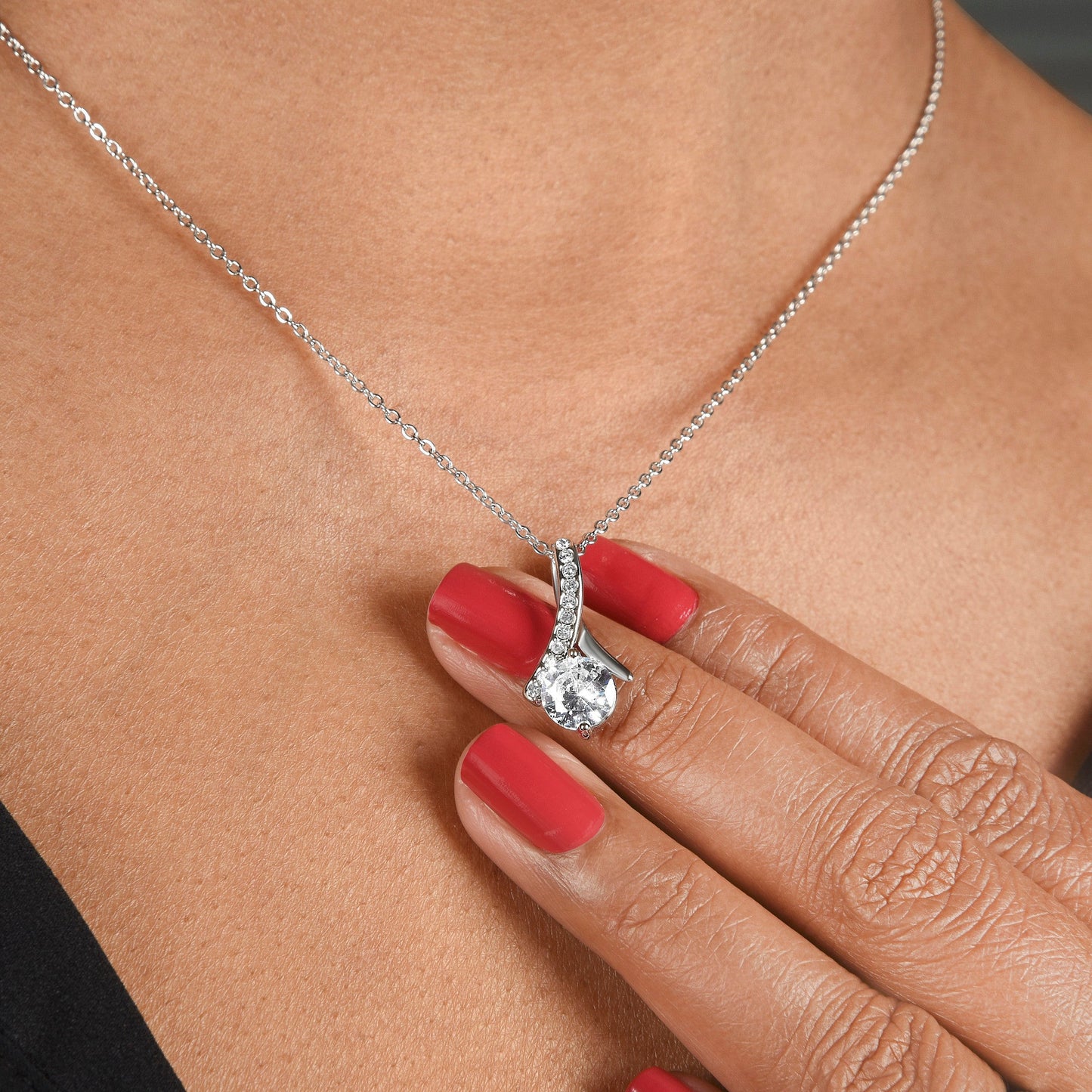 To My Beautiful Soulmate I Love You Always & Forever - Alluring Beauty Necklace