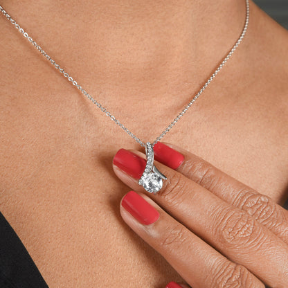 To My Beautiful Soulmate I Love You Always & Forever - Alluring Beauty Necklace