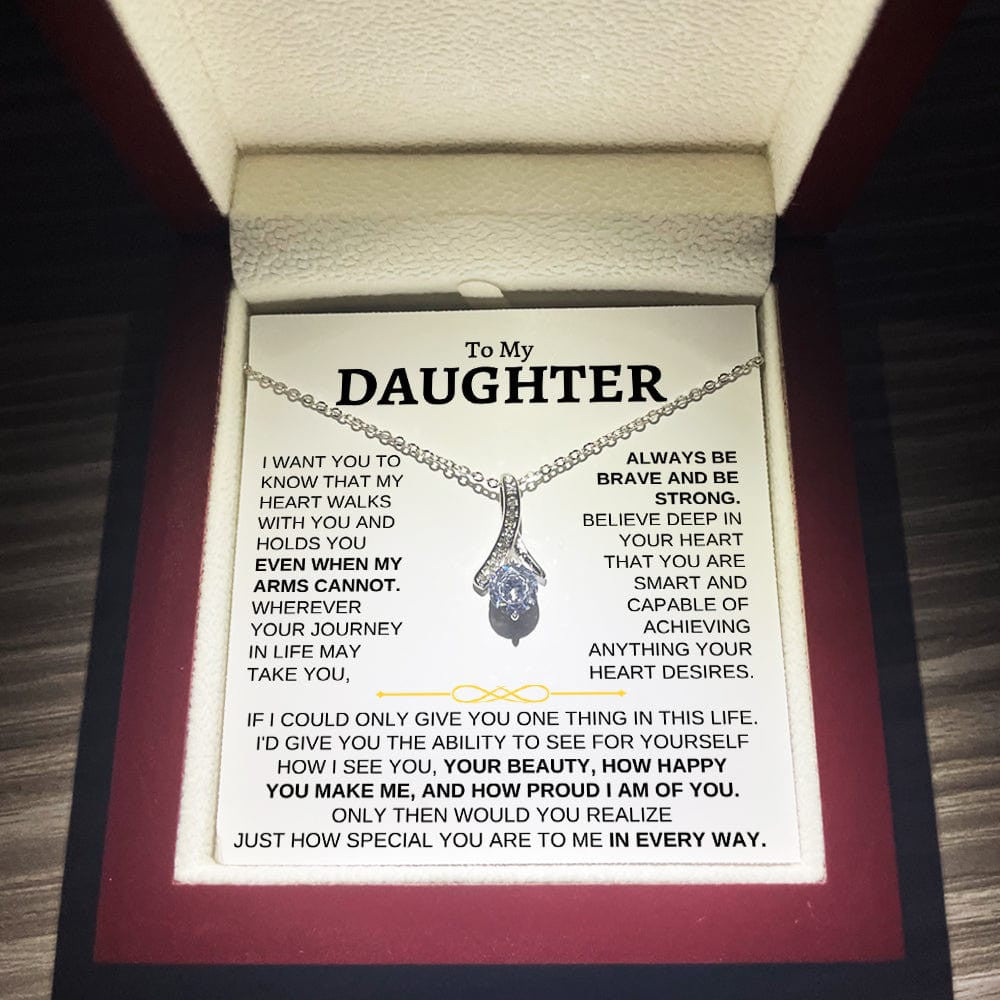To My Daughter Alluring Beauty Necklace
