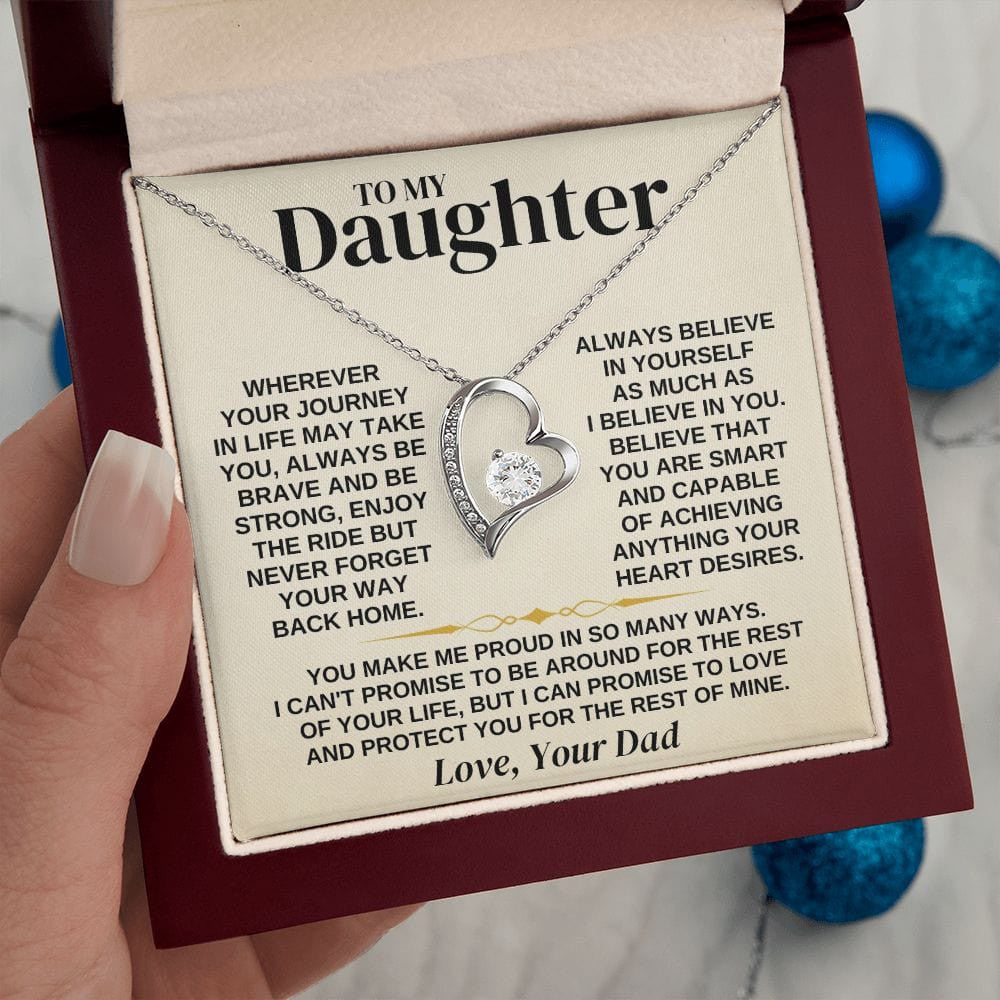 To My Daughter - Forever Love Necklace 2