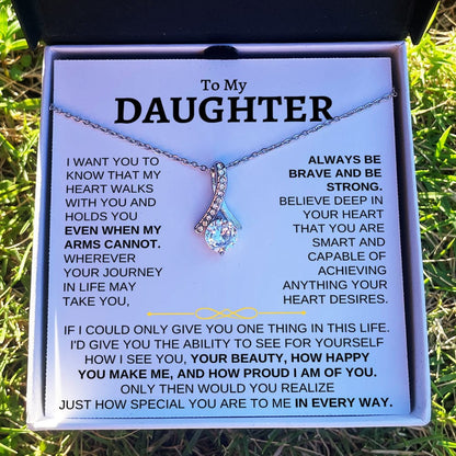 To Our Daughter Alluring Beauty Necklace