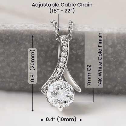 To Our Daughter Alluring Beauty Necklace
