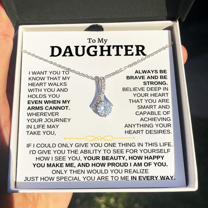 To Our Daughter Alluring Beauty Necklace