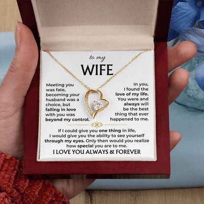 To My Wife - Forever Love Necklace