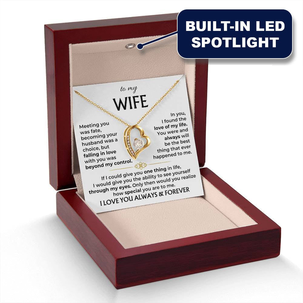 To My Wife - Forever Love Necklace