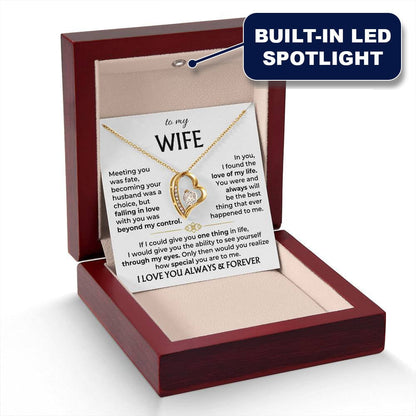 To My Wife - Forever Love Necklace