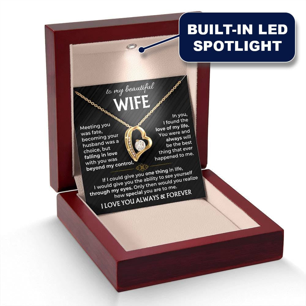 To My Wife - Forever Love Necklace 2