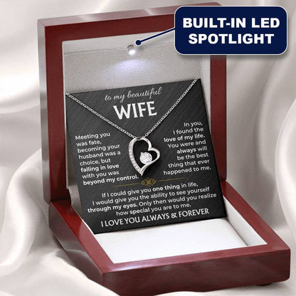 To My Wife - Forever Love Necklace 2