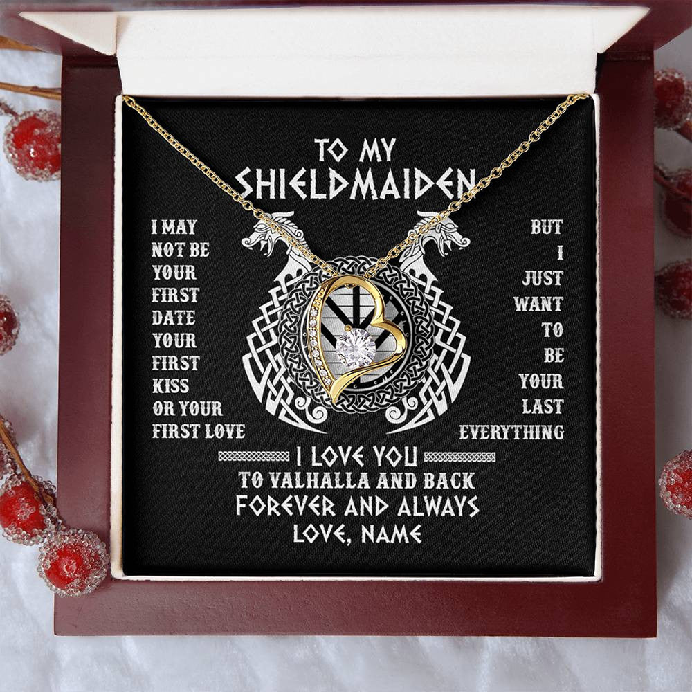 To My Shieldmaiden - Forever Love Necklace