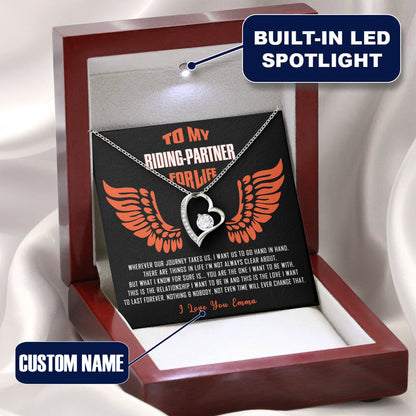 My Riding Partner for Life Forever Love Necklace 2